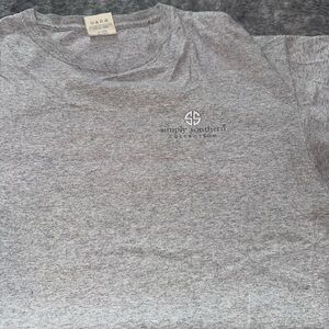 Simply Southern Heather Gray Men's Tee